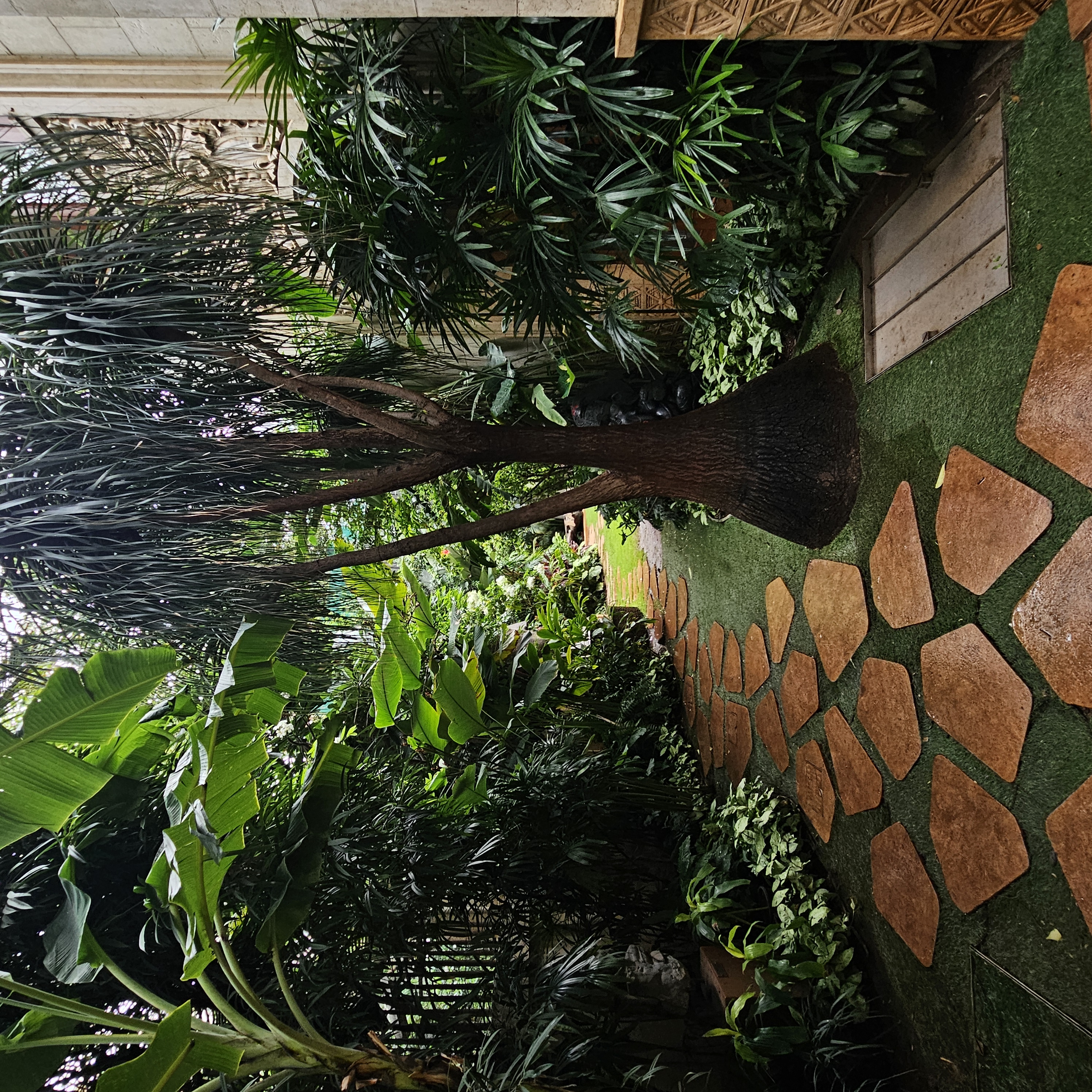 Elegant residential garden design at Mangal Aaditayan with landscape plantation features